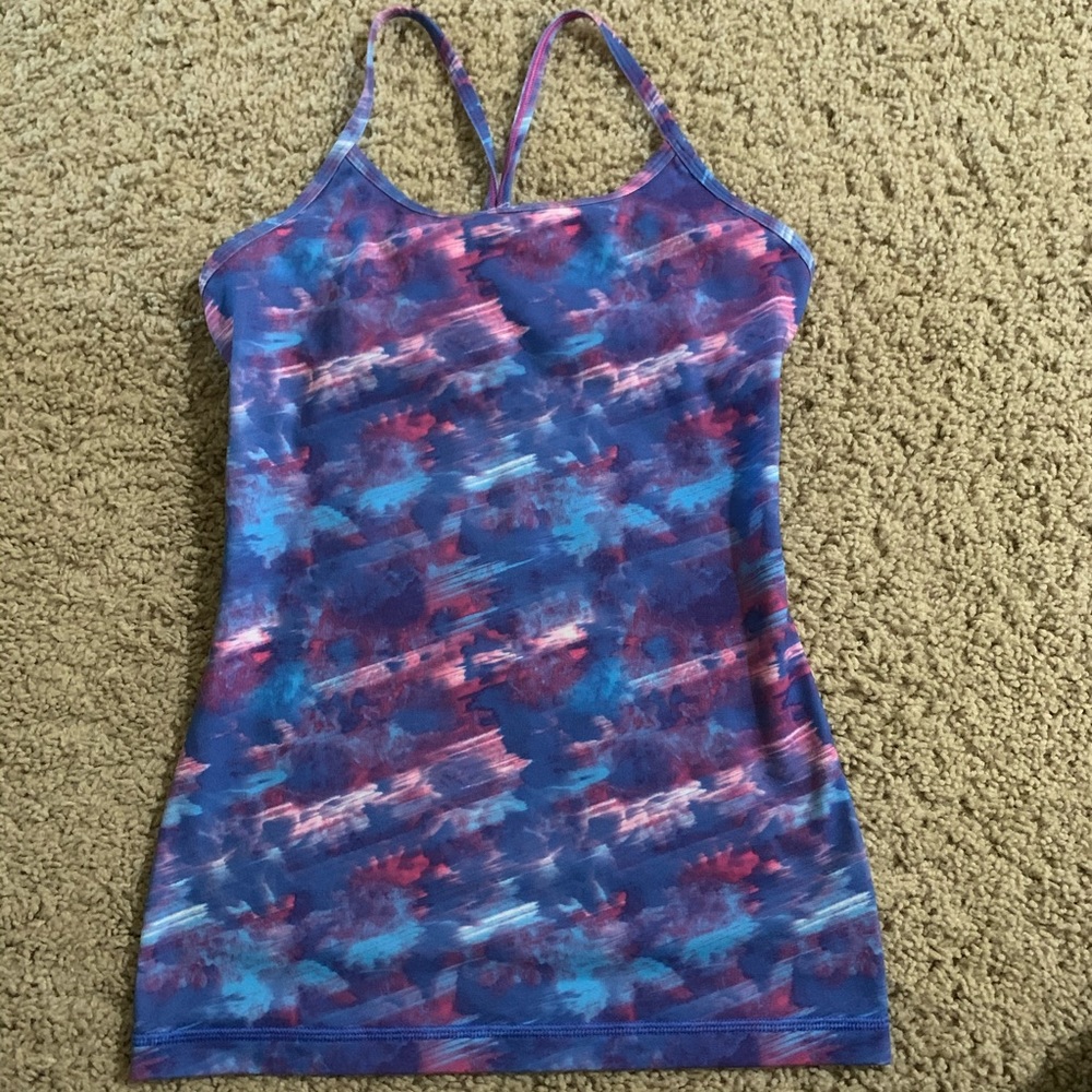 Iviva built-in bra tank top